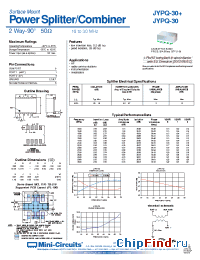 Datasheet JYPQ-160+ manufacturer Mini-Circuits